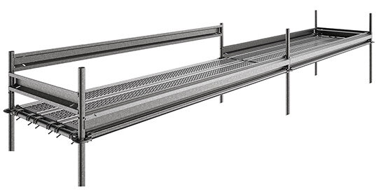 Plinthes fixation sur structure